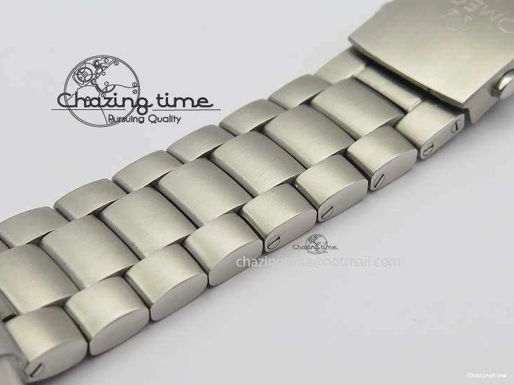 0412 Planet Ocean Master Chronometer Chrono SS OM 1:1 Best Edition Gray Dial On SS Bracelet A Reliable 8180